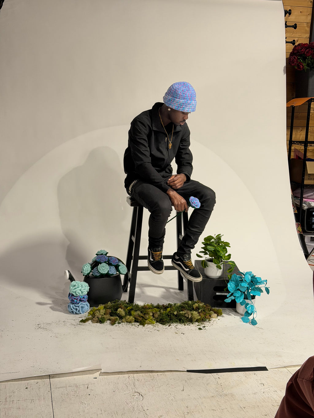 Lotus Blossom Multi Beanie