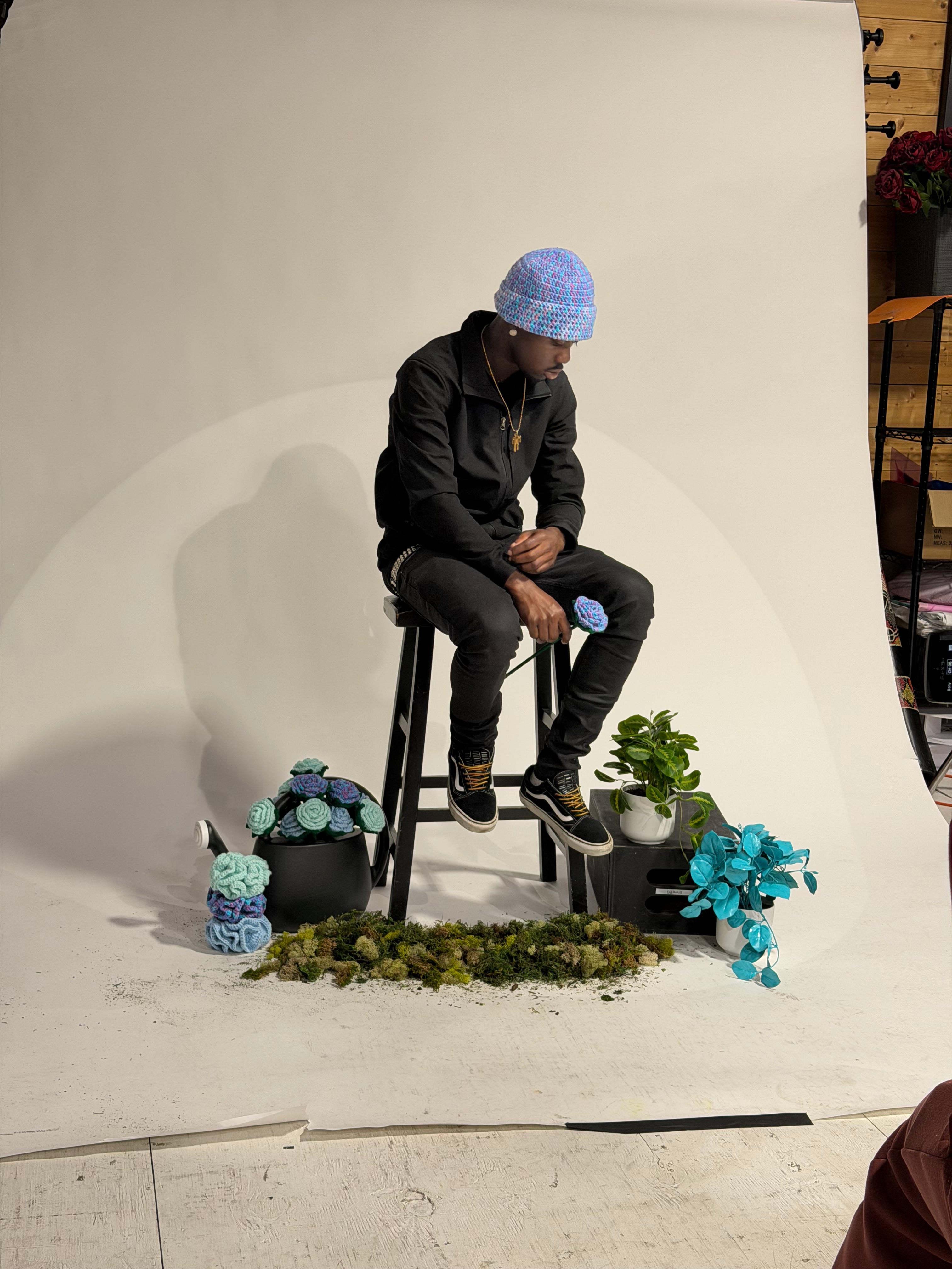 Lotus Blossom Multi Beanie