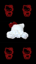 Hello-Kitty Ruffle Bucket Hat